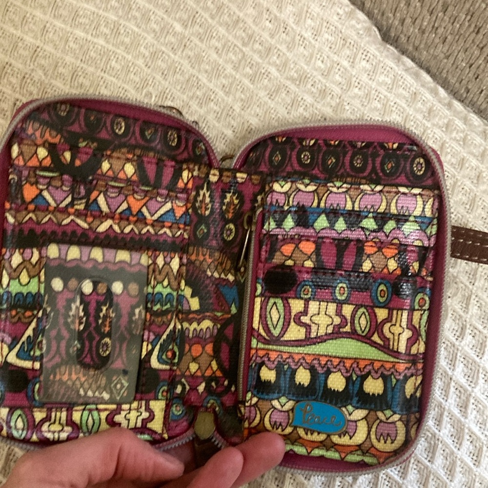 Colorful Patterned Wristlet - Picture 2 of 8